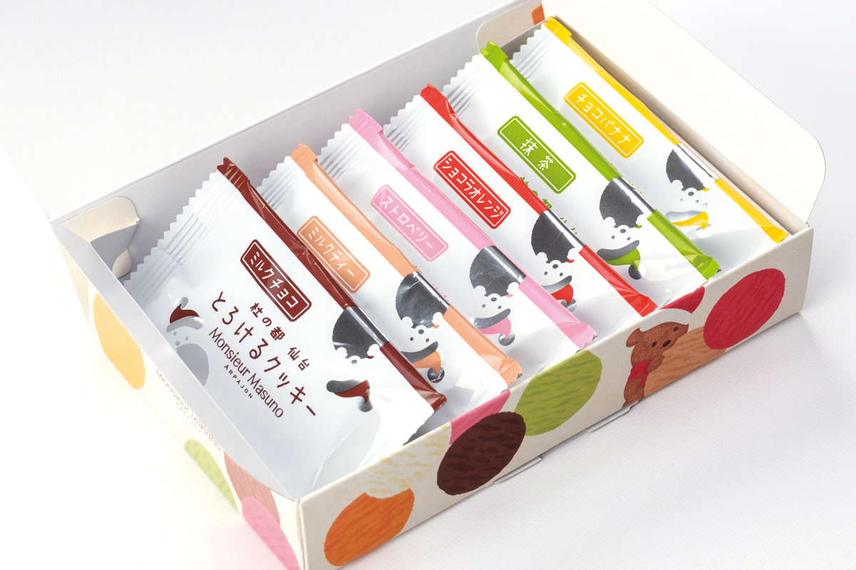 杜の都 仙台 とろけるクッキー 6袋入り(12枚) とろけるクッキー 6個入＜delivery＞｜ムッシュ マスノ アルパジョン